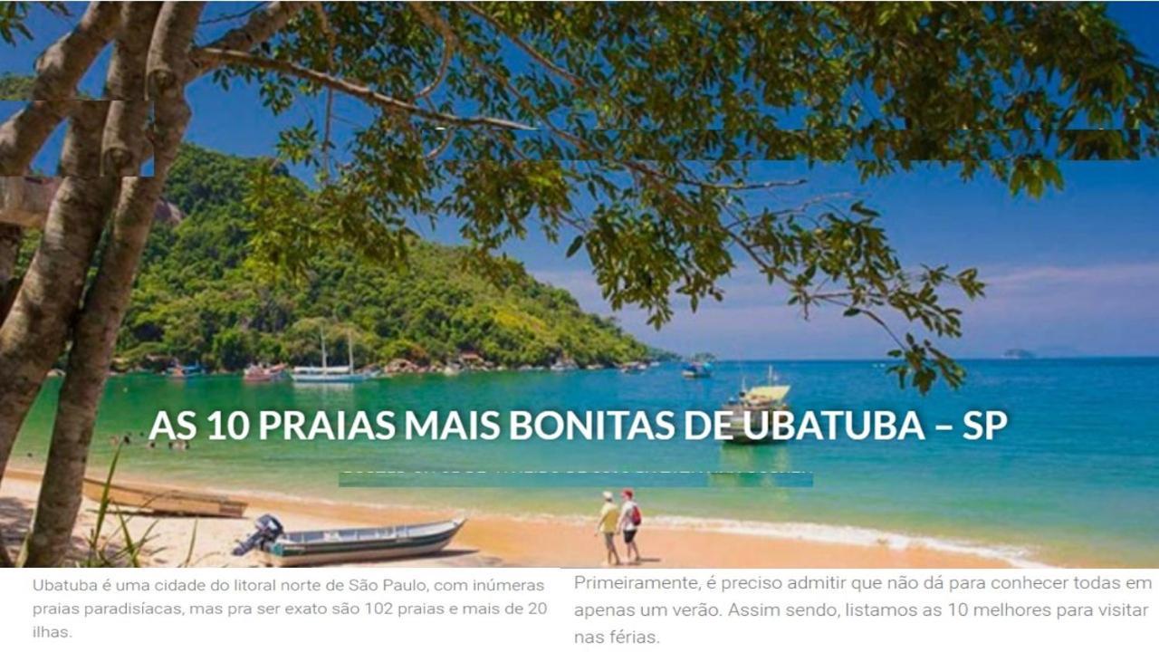 Apartamento Ubatuba - Praia Grande - 80M Da Praia - Ate 8 Pessoas - Praia Grande Ubatuba - 2 Quartos מראה חיצוני תמונה